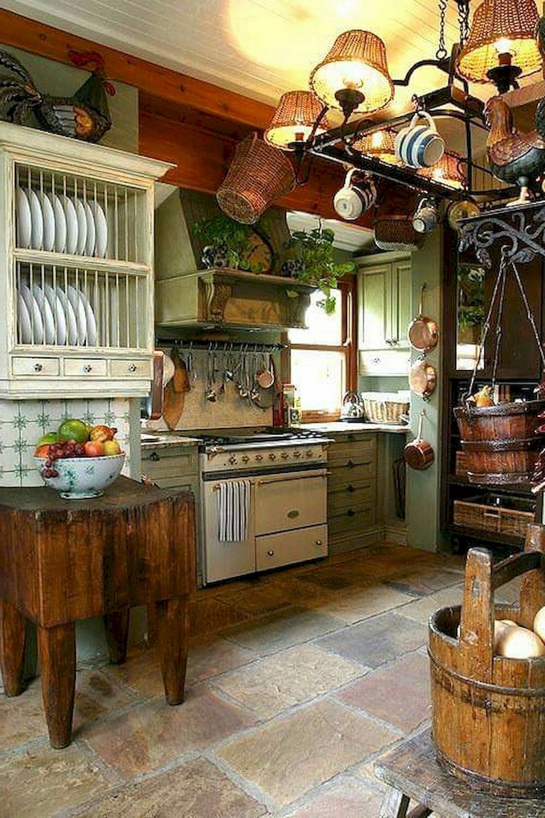 40+ Gorgeous French Country Kitchen Design & Decor Ideas   Page 11 of 42